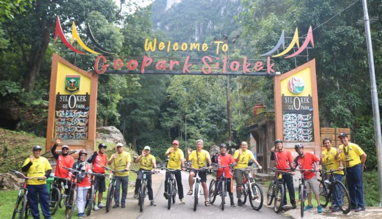 Calon Tuan Rumah Rakornas Geopark 2023, Geopark Ranah Minang Silokek Disurvey Tim Bappenas