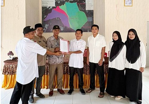 Camat Asam Jujuhan Lantik Empat Anggota Bamus Antar Waktu Nagari Sungai Limau