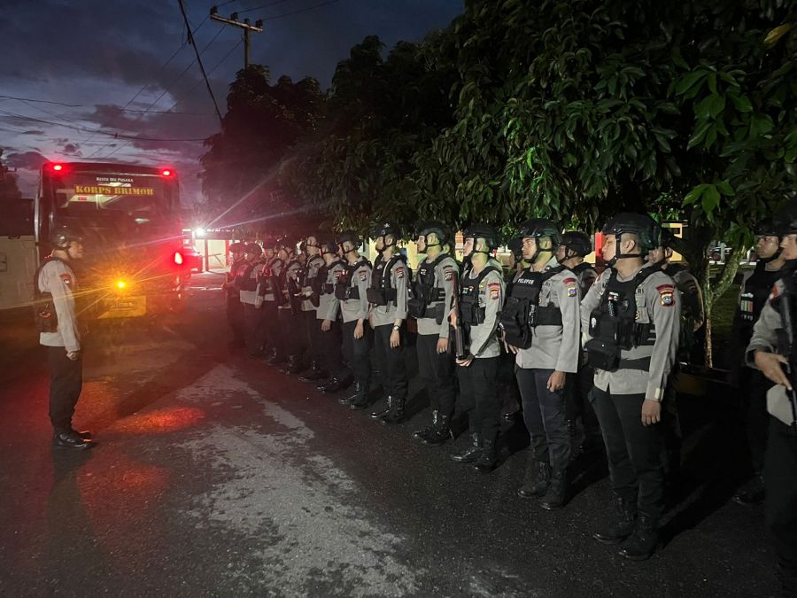 Cegah Aksi Tawuran dan Balap Liar, Tim KRYD Satbrimob Polda Sumbar Datanggi Sejumlah Lokasi