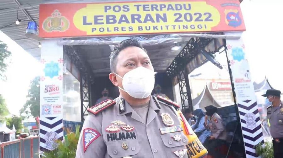 Cek Pos Terpadu Jam Gadang, Dirlantas Imbau Warga Tetap Waspada dan Patuhi Aturan Lalu-lintas