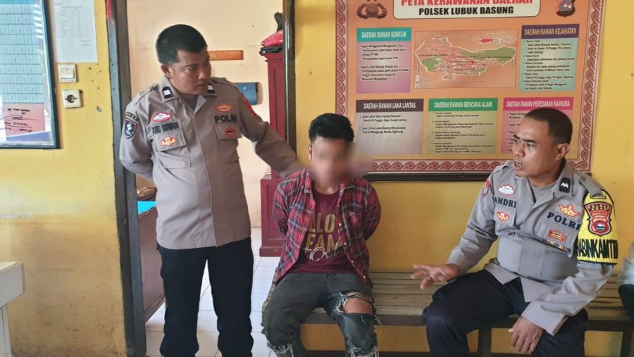 Dalam Hitungan Jam, Polsek Lubuk Basung Amankan Pelaku Curanmor dan Barang Bukti