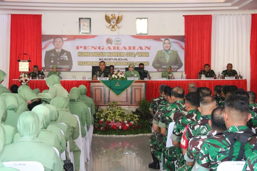 Danrem 032/Wbr  Kunjungi Satuan Jajaran 
