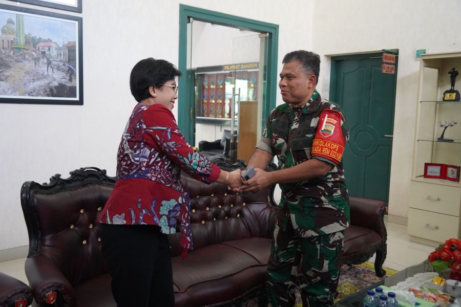 Danrem 032/Wbr Terima Kunjungan Kerja Kajati Sumbar di Makorem 032/Wbr