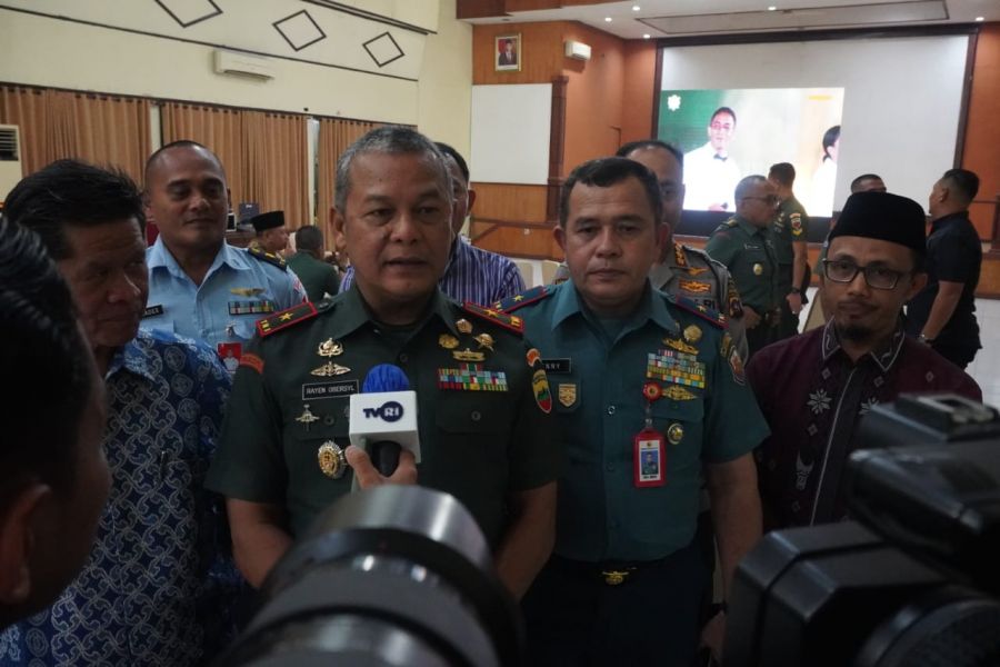 Danrem 032 Wirabraja Berikan Apresiasi Kepada Insan Pers