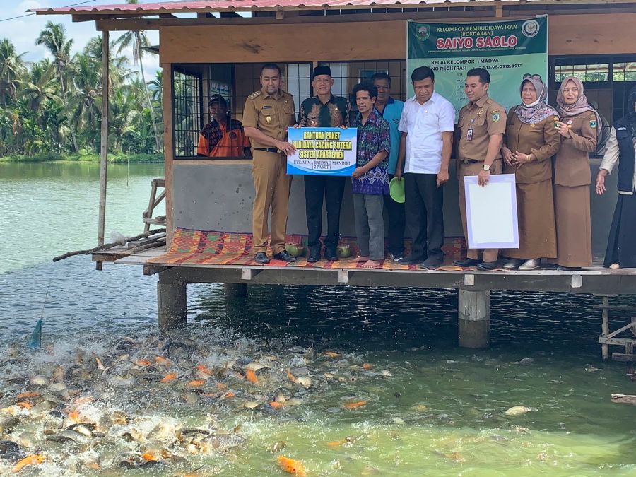 Dari Hulu Hingga Hilir, Wagub Audy Tinjau Potensi Perikanan Air Tawar Pasaman