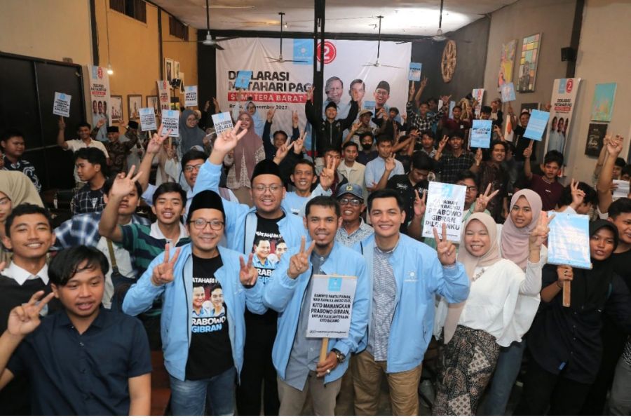 Deklarasi Relawan Matahari Pagi Sumbar, Dukung Prabowo-Gibran di Pilpres 2024