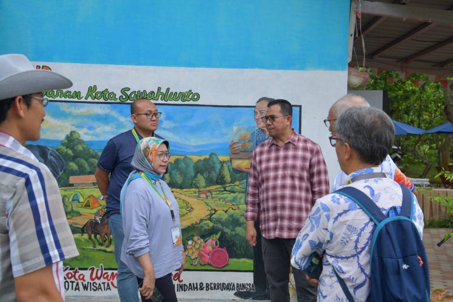 Deputi Bidang Kemaritiman dan SDA Bappenas Dr.Vivi Yulaswati Kunjungi Destinasi Wisata Sawahlunto