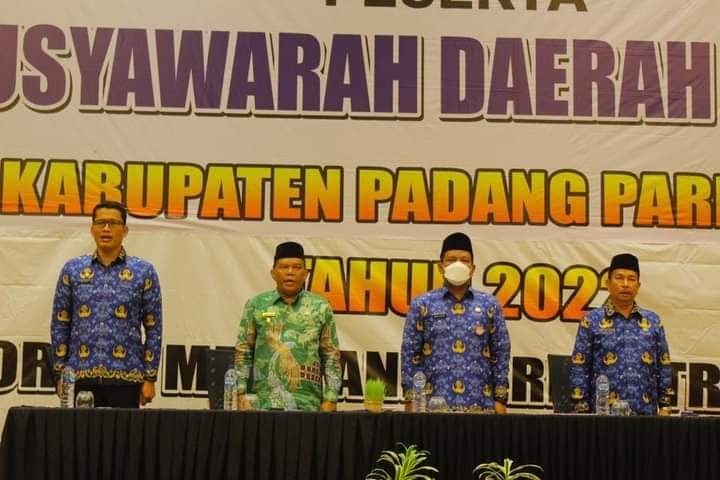 Dibuka Wabup Rahmang, Musyda Korpri Padang Pariaman Kukuhkan Rudy R Rilis Ketua Periode 2022-2027