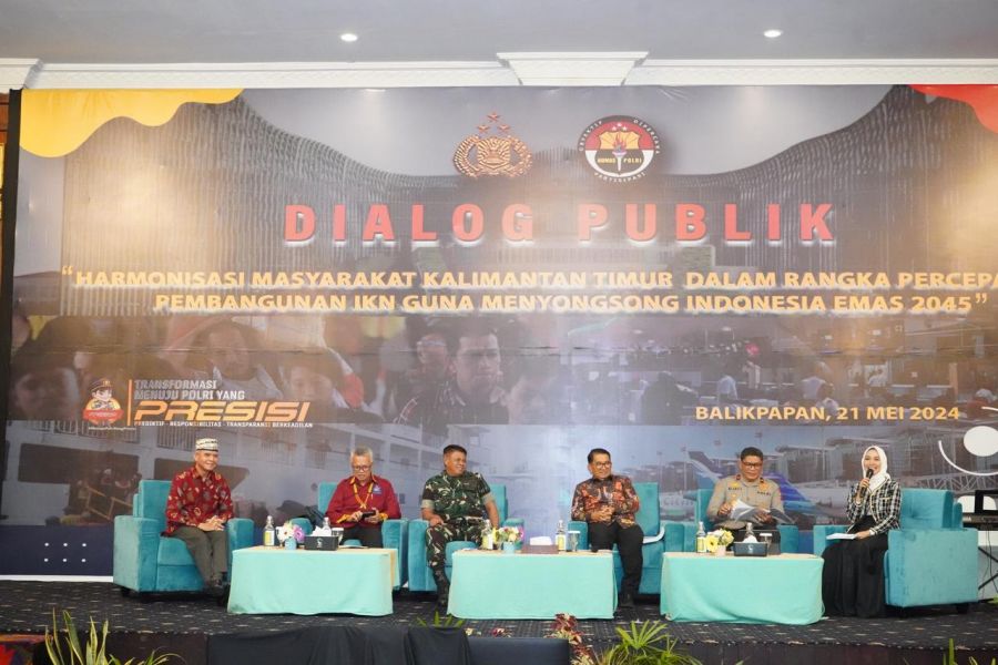 Dialog Penguatan Internal Polri: Harmonisasi Masyarakat Kaltim Menuju Indonesia Emas 2045