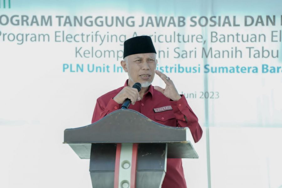 Dibawah Kepemimpinan Gubernur Mahyeldi, 99,9 Persen Nagari/Desa di Sumbar Teraliri Listrik