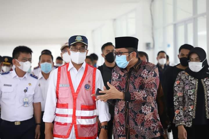 Didampingi Wako Hendri Septa, Menteri Perhubungan RI Tinjau ke Terminal Anak Aie