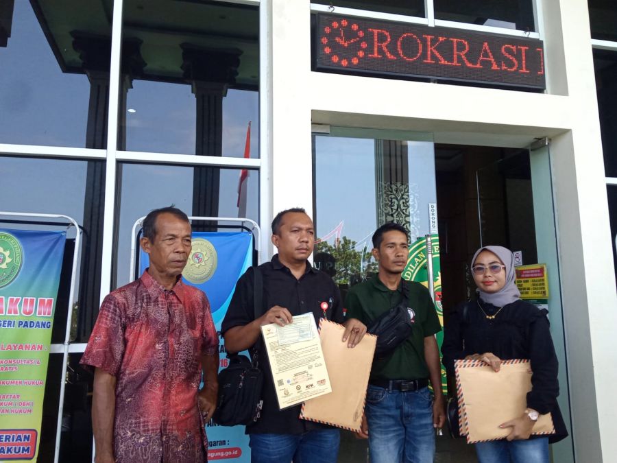 Diduga Ada Kejanggalan : Tergugat Eksekusi Tanah di Tunggul Hitam Layangkan Bantahan ke PN Padang
