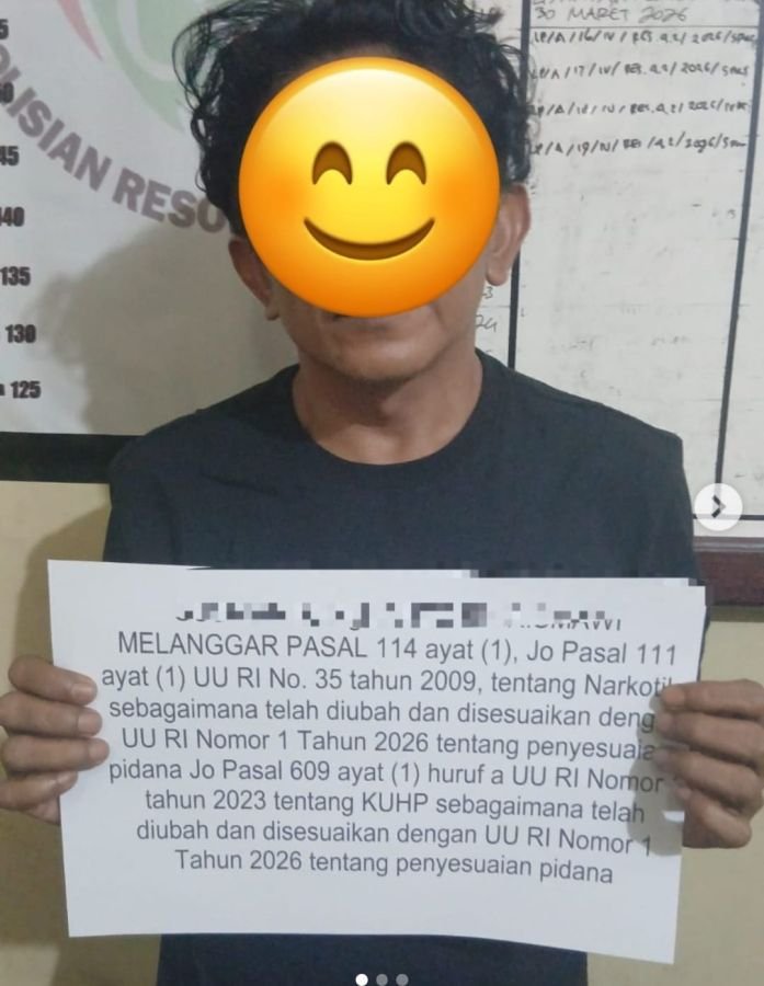 Diduga Edarkan Sabu dan Ganja, Pria Asal Pulau Punjung Diringkus Satres Narkoba Polres Dharmasraya
