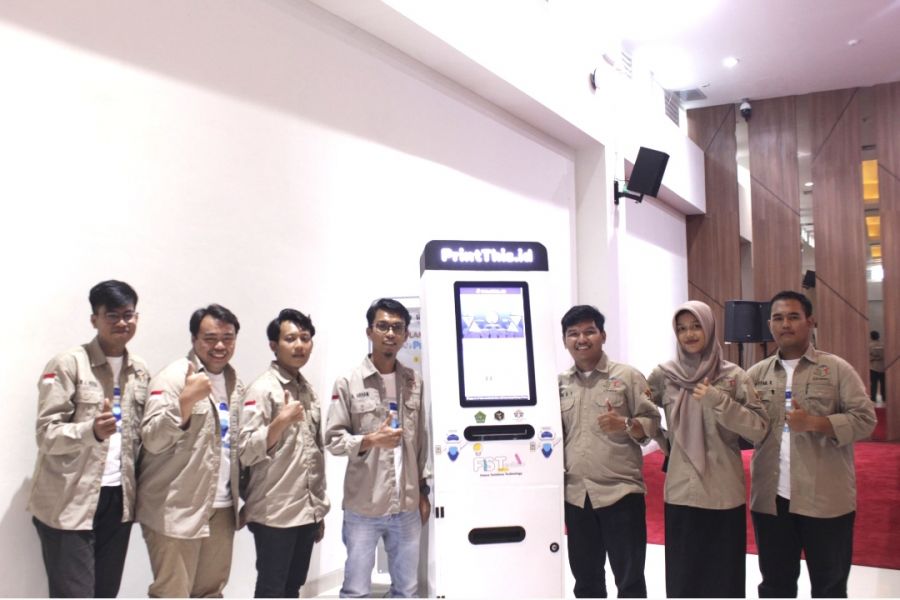 Dies Natalis ke 57 UIN Imam Bonjol, Mahasiswa SI FST Luncurkan Mesin Print Dokumen Mandiri