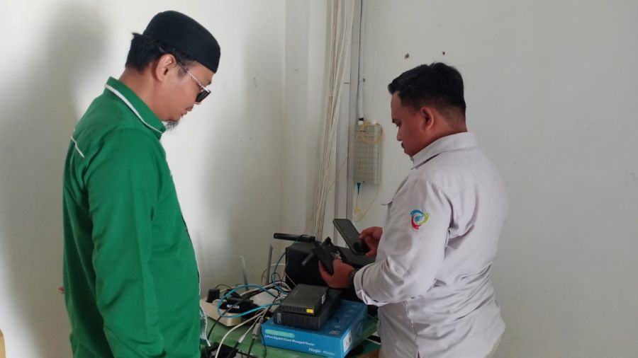 Digitalisasi Pendidikan, PLN Icon Plus Evaluasi Layanan Internet Kunjungi Ponpes Imam Dzahabi