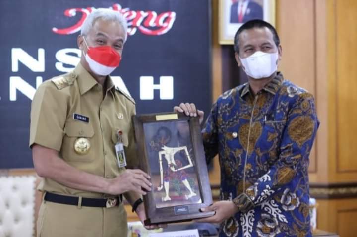 Dikunjungi Genius Umar, Ini Pesan Gubernur Jawa Tengah Ganjar Pranowo