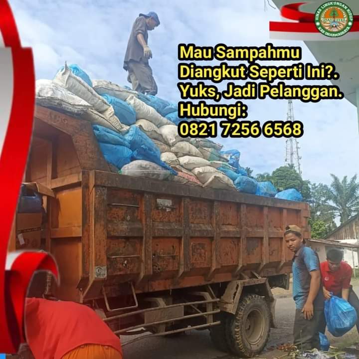 Dinas Lingkungan Hidup Dharmasraya Himbau Masyarakat Tidak Buang Sampah saat Lebaran