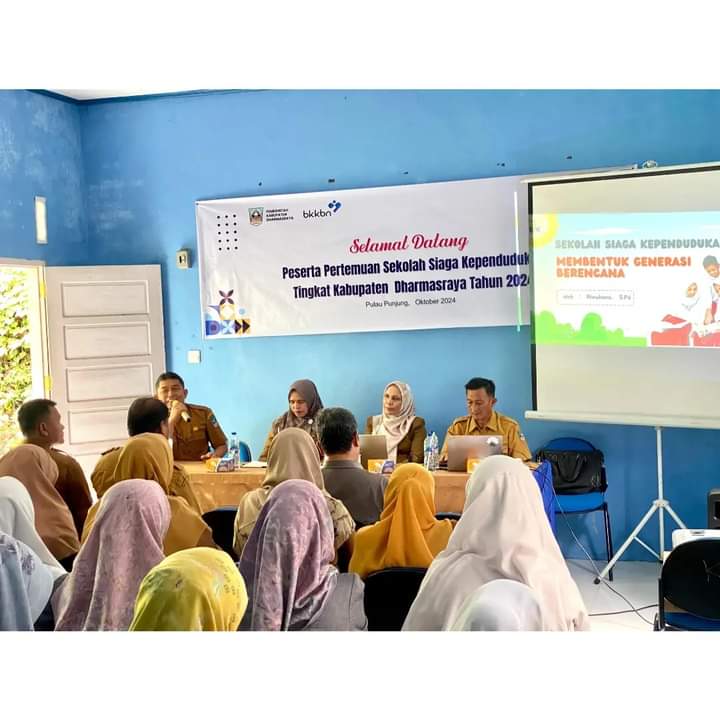 DINSOSP3APPKB Dharmasraya Gelar Sekolah Siaga Pendudukan 
