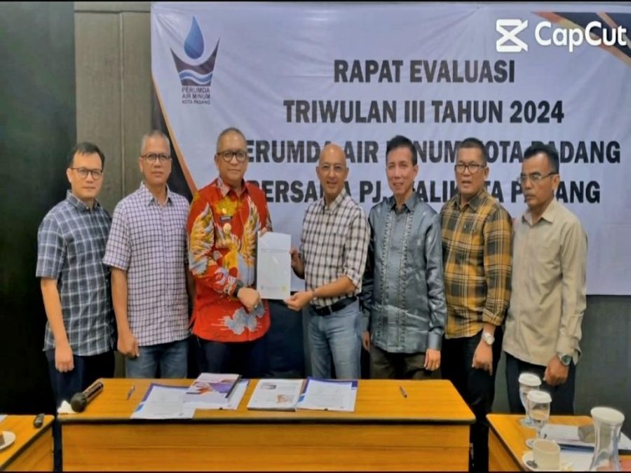 Direksi PDAM Kota Padang Tandatangani Pernyataan Komitmen Bersama Penerapan Manajemen Risiko