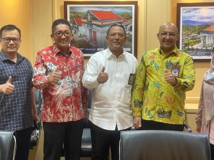 Direksi Perumda AM Kota Padang Dampingi Wako Hendri Septa Kunjungi Ditjen Cipta Karya PUPR