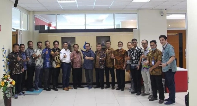 Dirtek Andri Satria, Sambut Kunker PD PERPAMSI Bangka Belitung di Perumda AM Kota Padang
