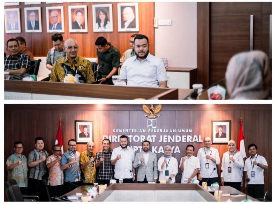 Dirut Perumda AM Kota Padang Dampingi Wako Fadly Amran Audiensi ke DPR RI dan Kemen PUPR 