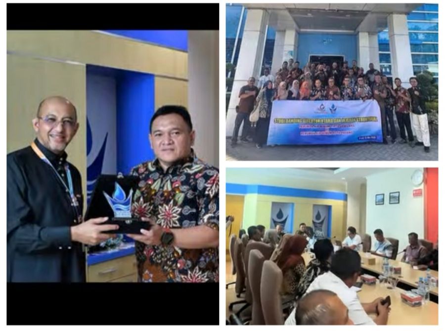Dirut Perumda Air Minum Kota Padang Terima Kunjungan Studi Banding Perumda Tirta Gemilang Magelang