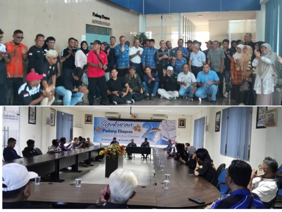 Diskominfo Pasaman Fasilitasi Study Tiru Puluhan Wartawan ke Kantor Media Padang Ekspres dan Haluan