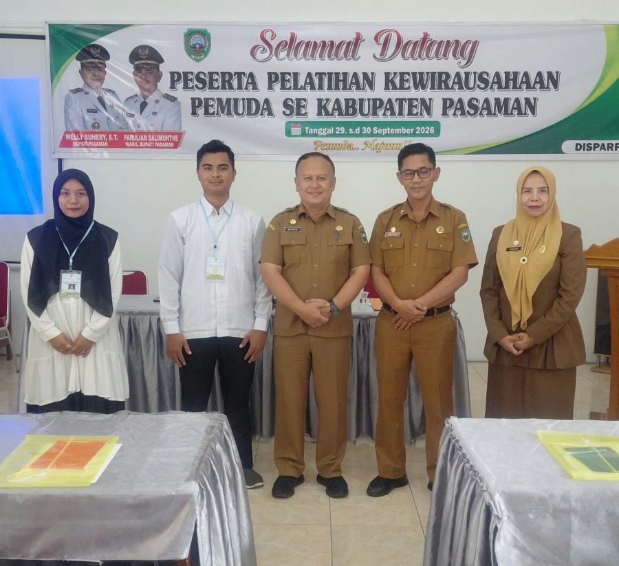 Disparporabud Pasaman Dorong Lahirnya Wirausaha Muda Mandiri dan Berdaya Saing