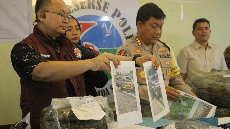 Ditresnarkoba Polda Sumbar Ungkap 270 Kg Narkoba Jenis Ganja