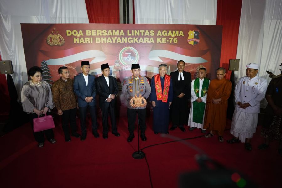 Doa Lintas Agama dari Polri untuk Indonesia yang Lebih Baik 