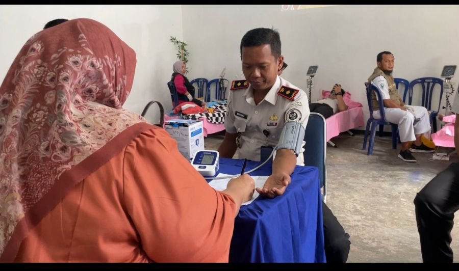 Donor Darah di Rutan Sawahlunto, 15 Kantong Terkumpul di Hari Bakti Pemasyarakatan ke-62