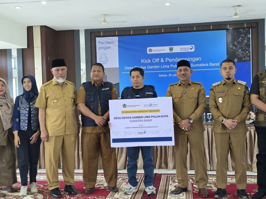 Dorong Petani Gambir Naik Kelas, Pemprov Sumbar Luncurkan Program Desa Devisa di Limapuluh Kota