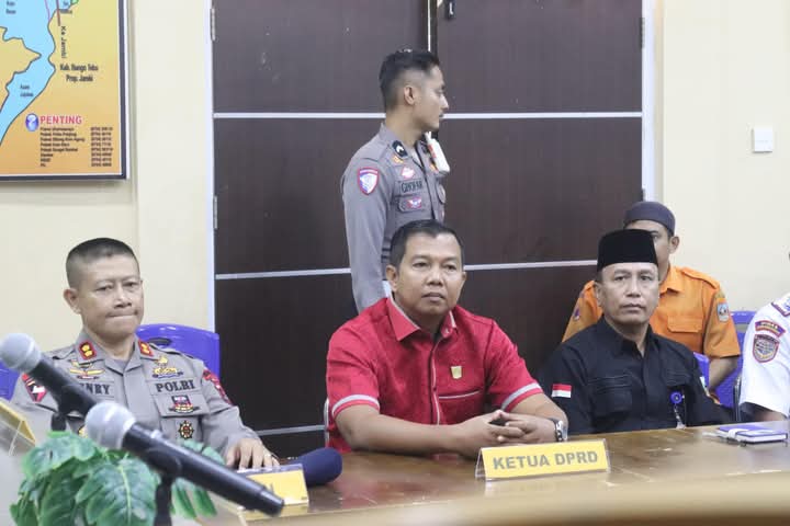 DPRD Kabupaten Dharmasraya Hadiri Rapat Koordinasi Operasi Ketupat Singgalang 2025