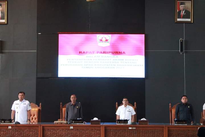 DPRD Kabupaten Dharmasraya Sahkan Ranperda Tentang Perubahan APBD Tahun Anggaran 2023