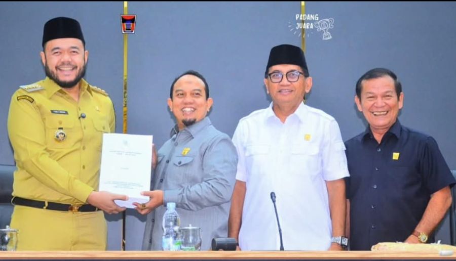 DPRD Padang Gelar Rapat Paripurna Bahas Ranperda Pertanggungjawaban Pelaksanaan APBD 2024