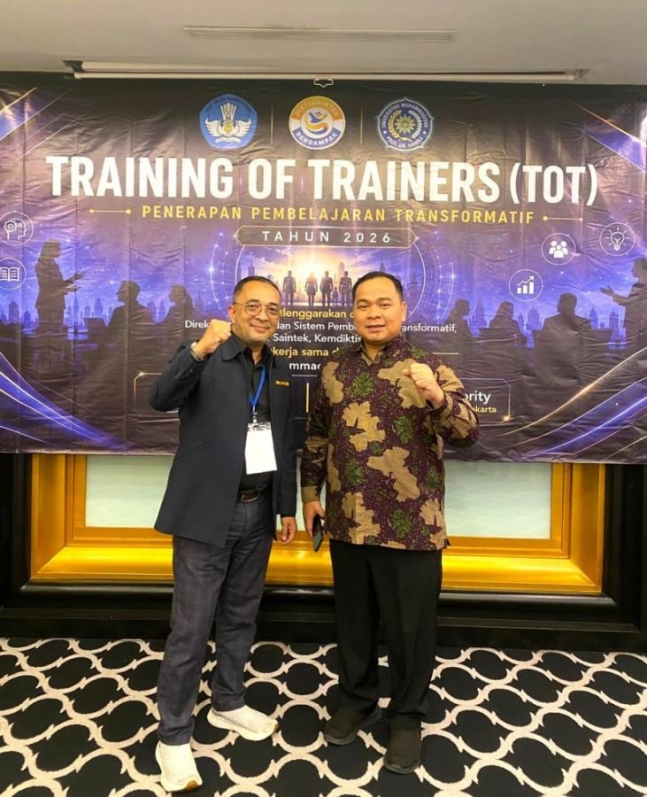 Dua Dosen UNP Wakili Sumbar Ikuti ToT Nasional Pembelajaran Transformatif Kemdiktisaintek