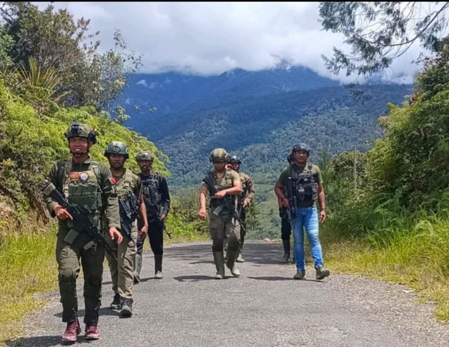 Dua OTK Beraksi di Intan Jaya, Satgas Ops Damai Cartenz-2025 Respon Cepat