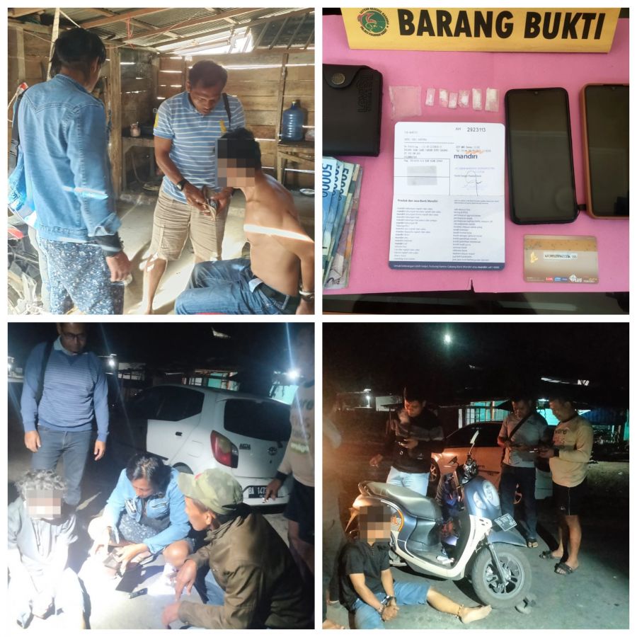Dua Pelaku Peredaran Gelap Narkotika Diringkus Jajaran Sat Resnarkoba Polres Pasaman Barat