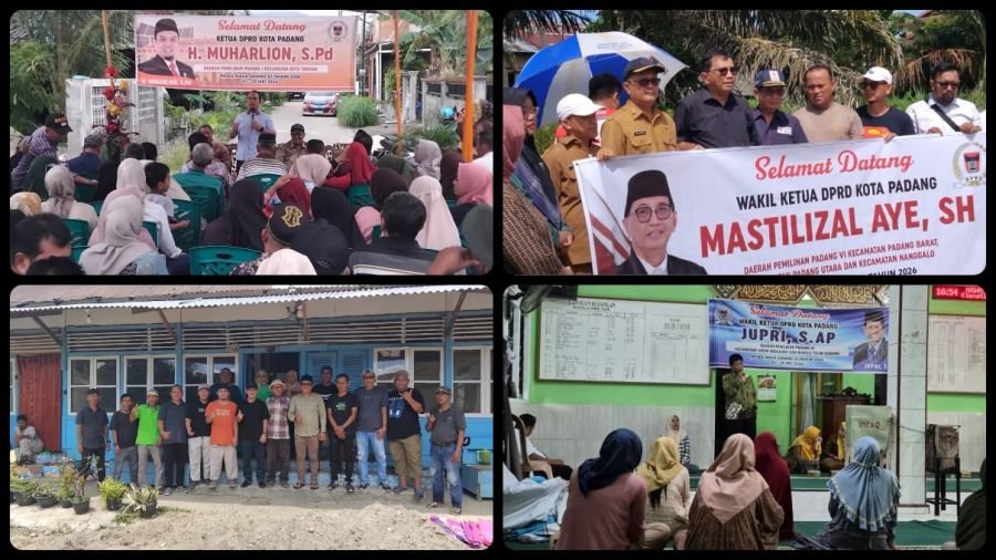 Empat Pimpinan DPRD Kota Padang Serap Aspirasi Warga dalam Reses Masa Sidang III Tahun 2026