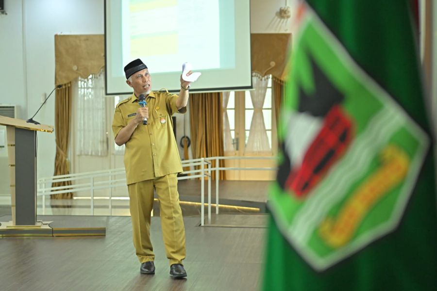 Evaluasi Inovasi Daerah, Gubernur Mahyeldi Tegaskan Setiap Inovasi Harus Diawali dengan Niat Baik