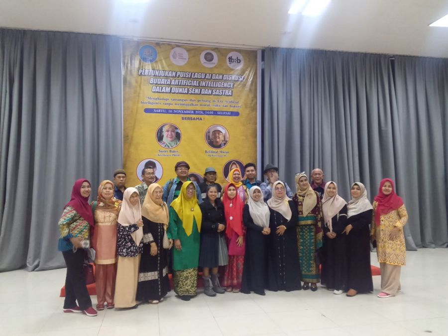 FKEAI Sumbar Gelar Pertunjukan Puisi Lagu dan Diskusi Budaya Berbasis AI