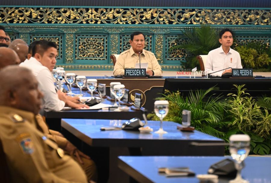 Fokus Swasembada Pangan dan Energi,  Presiden Prabowo Beri Arahan kepada Kepala Daerah se Papua
