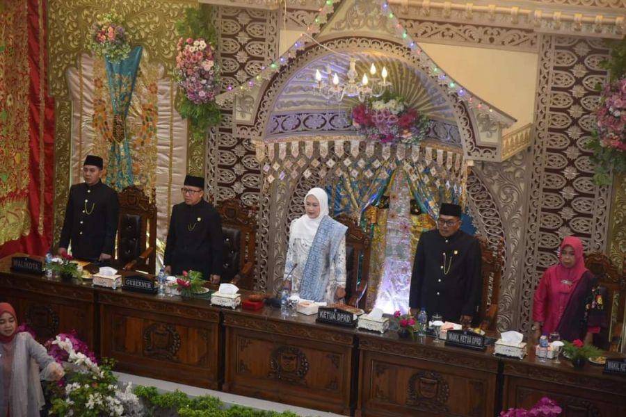 Forkopimda dan Pj Sekda Sumbar Hadiri Sidang Paripurna Hari Jadi Kota Sawahlunto ke 136