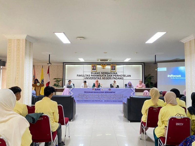 FPP UNP Lepas Mahasiswa Berdampak, Dorong Inovasi Produk Lokal di Nagari Sungai Landia