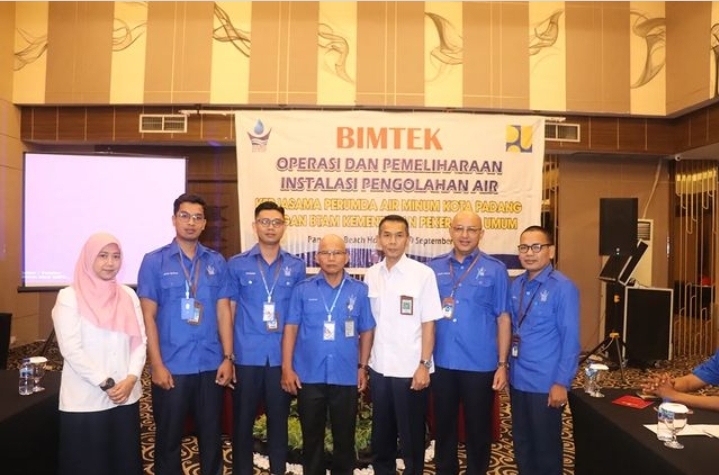 Gandeng B-TAM, Perumda Air Minum Kota Padang Gelar Bimtek Operasional dan Pemeliharaan IPA