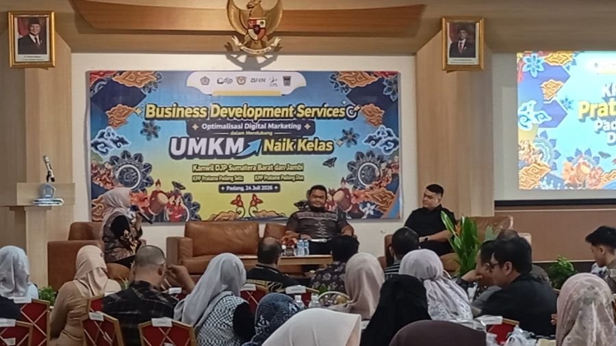 Gelar Business Development Services, DJP Sumbarja Pastikan Pajak Marketplace Bukan Beban bagi UMKM