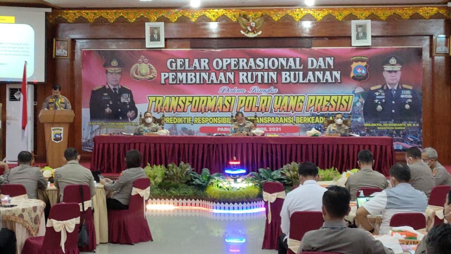 GO Bulanan Polda Sumbar, Ini Penyampaian Kapolda Sumbar