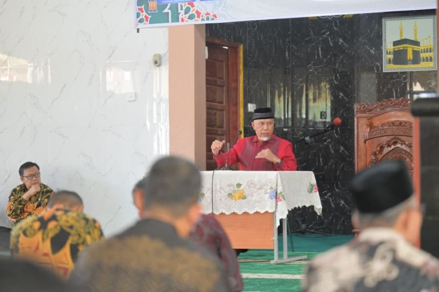 Gubernur Hadiri Halal Bihalal Disdik Sumbar, Perkuat Silahturahmi & Komitmen Bangun Generasi Unggul