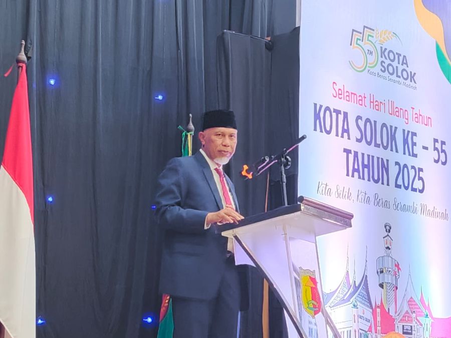 Gubernur Hadiri Paripurna Hari Jadi ke-55 Kota Solok
